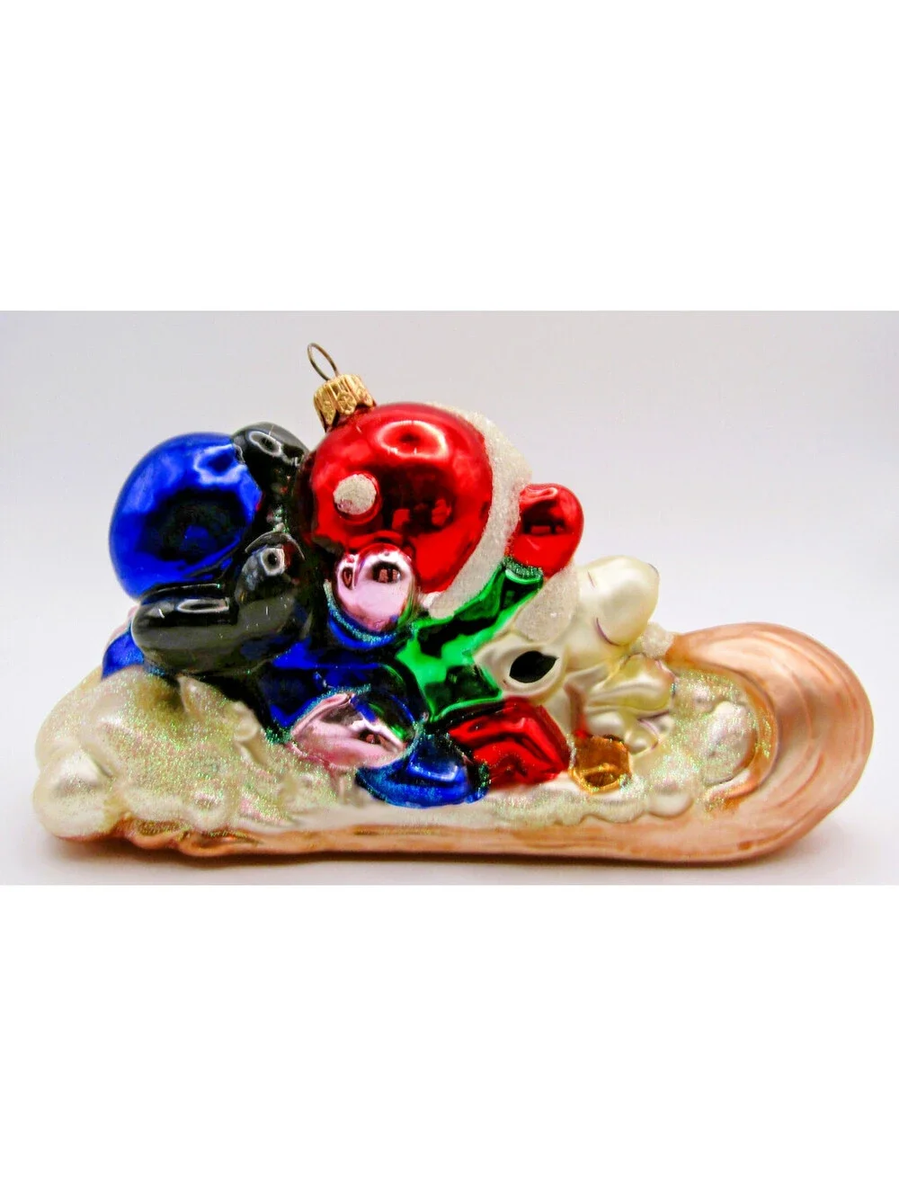 Kurt S. Adler Komozja Polonaise Peanuts on Toboggan Ornament with Box